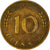 Moeda, ALEMANHA - REPÚBLICA FEDERAL, 10 Pfennig, 1949, Munich, VF(30-35), Aço