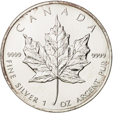 Canada, Elizabeth II, 5 Dollars, 1997, 1 Oz, MS(63), Silver, KM:187