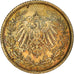 Coin, GERMANY - EMPIRE, 1/2 Mark, 1916, Berlin, Iridescent toning, AU(55-58)