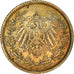 Coin, GERMANY - EMPIRE, 1/2 Mark, 1916, Berlin, Iridescent toning, AU(55-58)