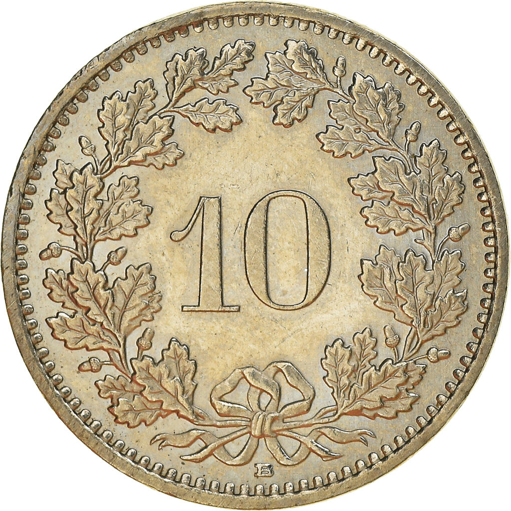 Coin, Switzerland, 10 Rappen, 2009, Bern, EF(40-45), Copper-nickel, KM:27