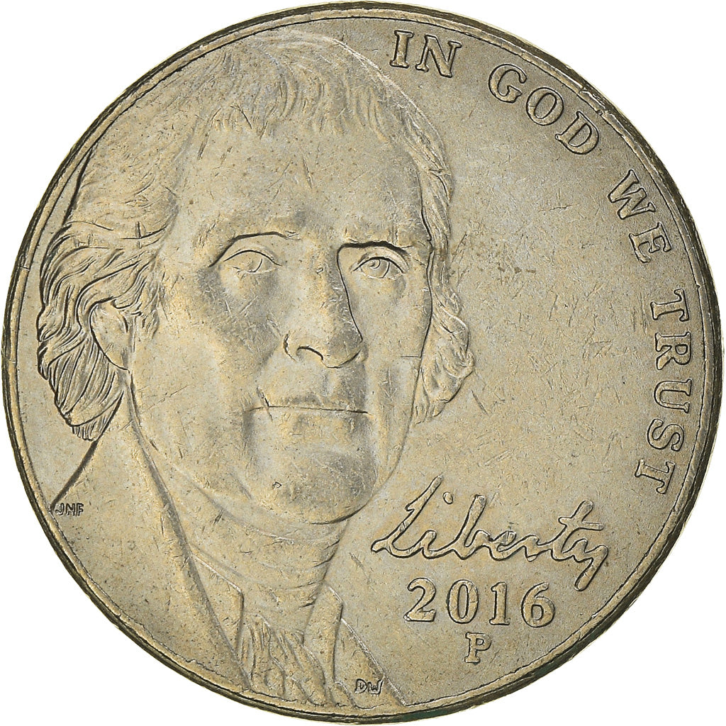Münze, Vereinigte Staaten, 5 Cents, 2016, Philadelphia, SS, Kupfer-Nickel