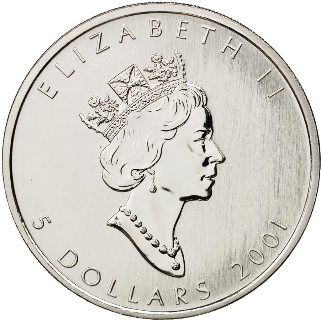 Moneta, Canada, Elizabeth II, 5 Dollars, 2001, Royal Canadian Mint, SPL