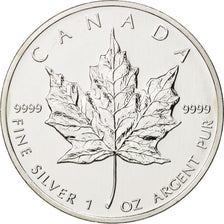 Canada, Elizabeth II, 5 Dollars, 2004, 1 Oz, MS(63), Silver, KM:522