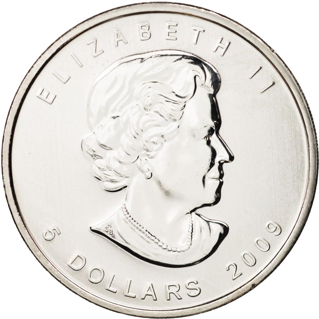 Münze, Kanada, Elizabeth II, 5 Dollars, 2009, Royal Canadian Mint, UNZ, Silber