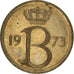 Münze, Belgien, 25 Centimes, 1973, Brussels, S+, Kupfer-Nickel, KM:154.1