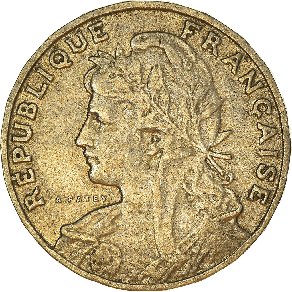 Moneta, Francja, Patey, 25 Centimes, 1905, EF(40-45), Nikiel, KM:856