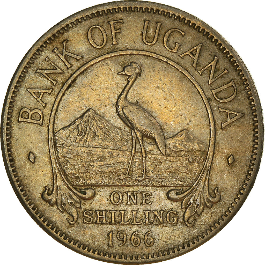 Monnaie, Uganda, Shilling, 1966, TB+, Cupro-nickel, KM:5