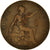 Moneta, Wielka Brytania, Edward VII, Penny, 1910, VF(20-25), Brązowy, KM:794.2