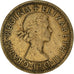 Coin, Great Britain, Elizabeth II, Florin, Two Shillings, 1954, VF(20-25)