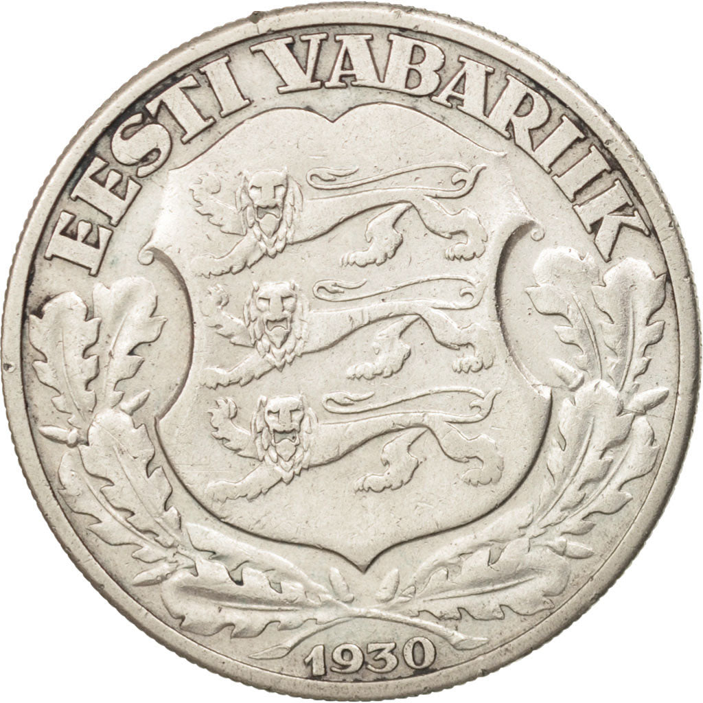 Münze, Estonia, 2 Krooni, 1930, SS, Silber, KM:20