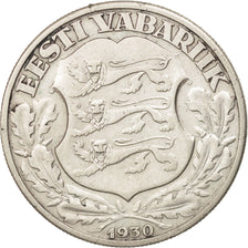 Munten, Estland, 2 Krooni, 1930, ZF, Zilver, KM:20