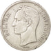 Venezuela, Gram 25, 5 Bolivares, 1936, BB, Argento, KM:24.2