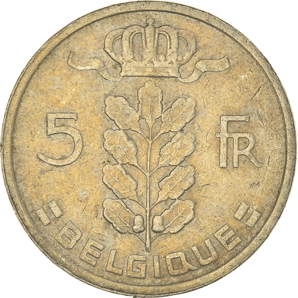 Coin, Belgium, 5 Francs, 5 Frank, 1972, Brussels, VF(30-35), Copper-nickel