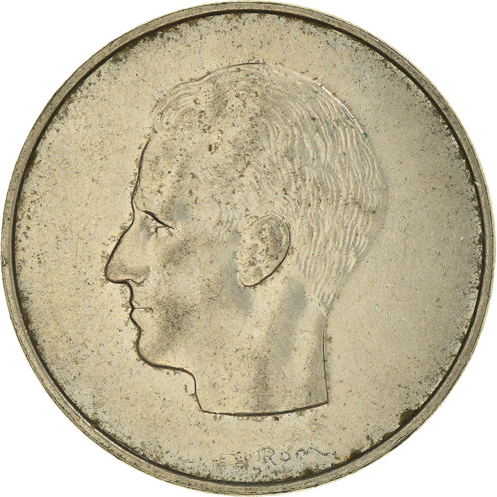 Munten, België, 10 Francs, 10 Frank, 1974, Brussels, FR+, Nickel, KM:156.1