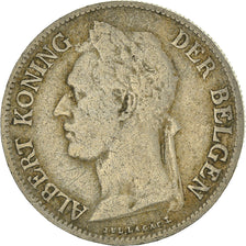 Moneda, Congo belga, 50 Centimes, 1924, BC+, Cobre - níquel, KM:23