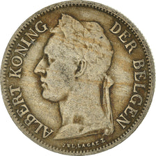 Moneda, Congo belga, 50 Centimes, 1927, BC+, Cobre - níquel, KM:23