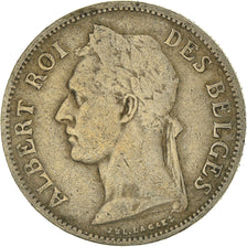 Moeda, Congo Belga, 50 Centimes, 1929, 9/8, EF(40-45), Cobre-níquel, KM:22
