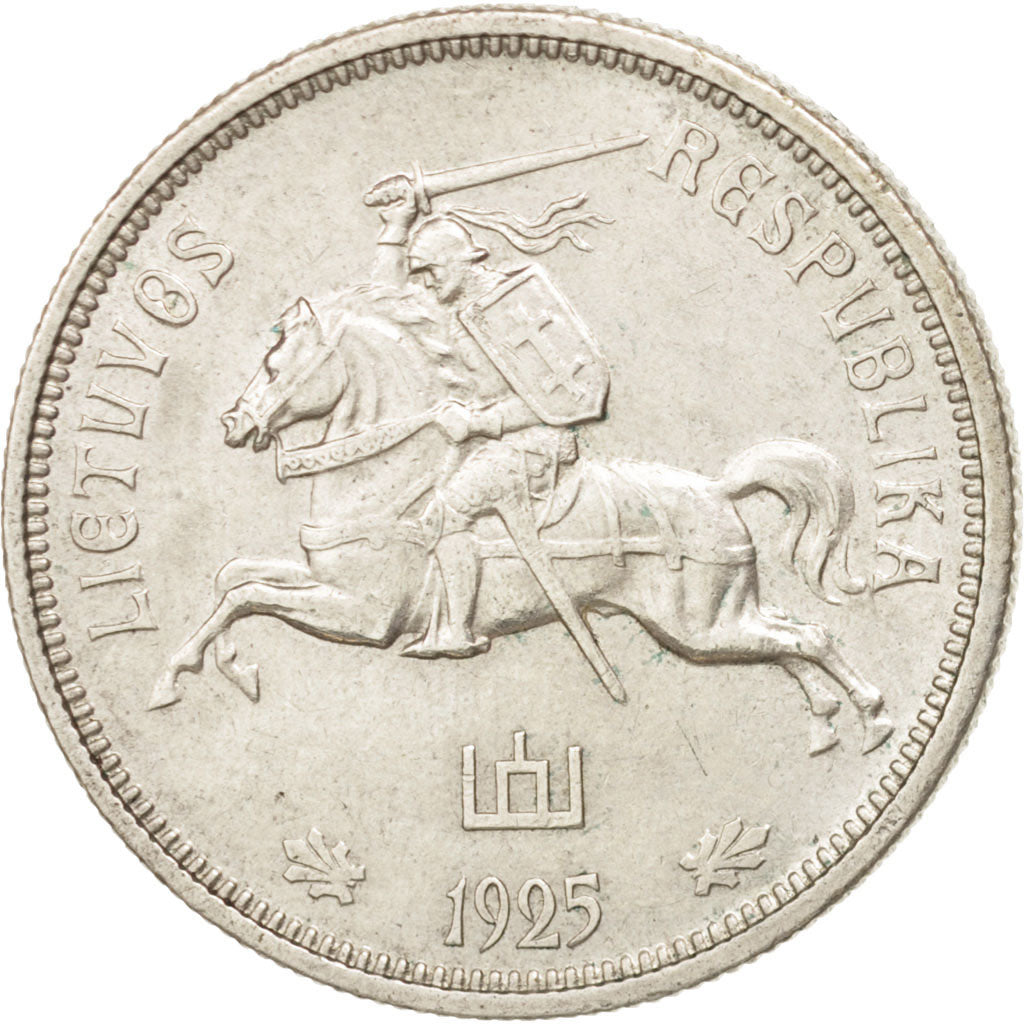 Moneta, Lituania, 5 Litai, 1925, King's Norton, SPL-, Argento, KM:78
