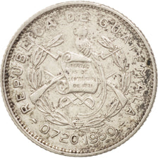 Munten, Guatemala, 5 Centavos, 1950, ZF, Zilver, KM:257.1