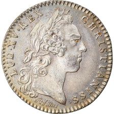 Frankrijk, Token, Louis XV, Trésor Royal, History, 1758, Roettiers fils, ZF+