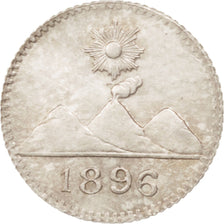 Guatemala, 1/4 Réal, 1896, MS(63), Silver, KM:162