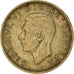 Moeda, Grã-Bretanha, George VI, 1/2 Crown, 1942, VF(30-35), Prata, KM:856