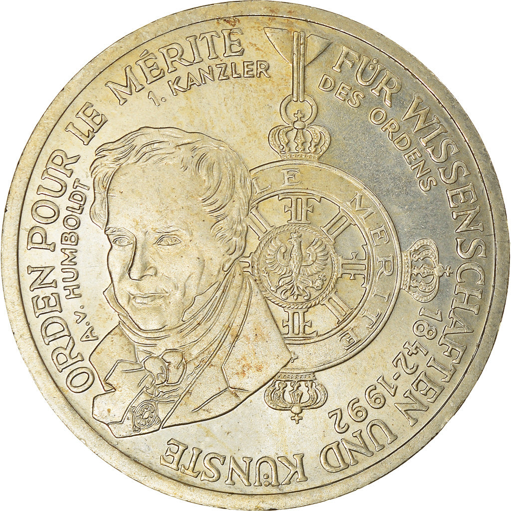 Moeda, ALEMANHA - REPÚBLICA FEDERAL, 10 Mark, 1992, Munich, Germany, MS(63)