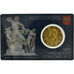 VATICAN CITY, 50 Euro Cent, 2012, Rome, Coin card, MS(65-70), Brass