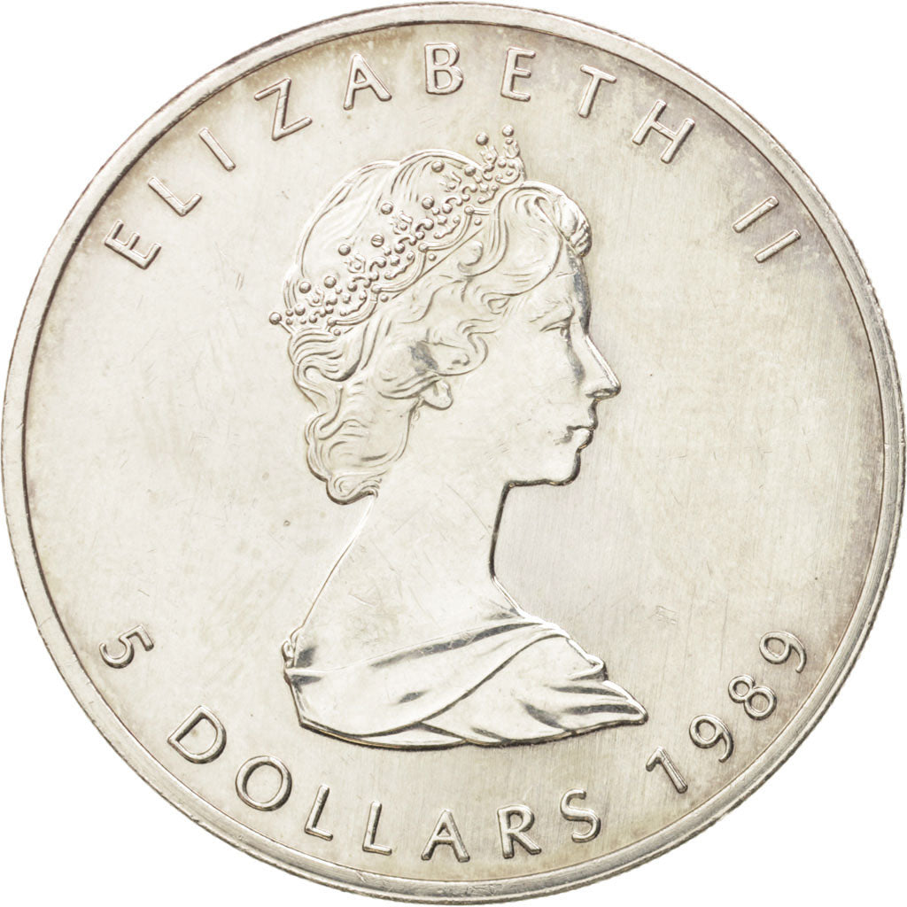 Monnaie, Canada, Elizabeth II, 5 Dollars, 1989, Royal Canadian Mint, Ottawa