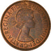 Monnaie, Grande-Bretagne, Elizabeth II, 1/2 Penny, 1957, SUP, Bronze, KM:896