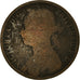 Moneta, Wielka Brytania, Victoria, Penny, 1890, F(12-15), Brązowy, KM:755