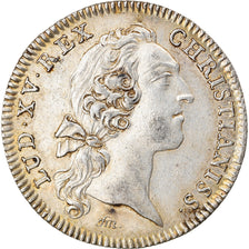 France, Token, Louis XV, Trésor Royal, History, 1750, AU(55-58), Silver