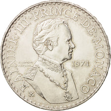 Monaco, Rainier III, 50 Francs, 1974, MS(63), Silver, KM:152.1