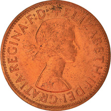 Coin, Great Britain, Elizabeth II, Penny, 1962, AU(55-58), Bronze, KM:897
