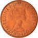 Coin, Great Britain, Elizabeth II, Penny, 1962, AU(55-58), Bronze, KM:897