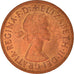 Coin, Great Britain, Elizabeth II, Penny, 1962, AU(55-58), Bronze, KM:897
