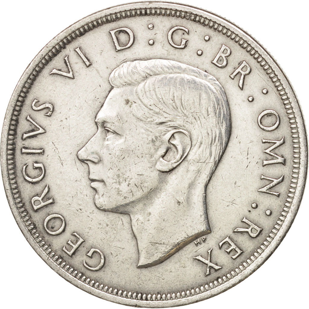 Großbritannien, George VI, Crown, 1937, AU(50-53), Silver, KM:857