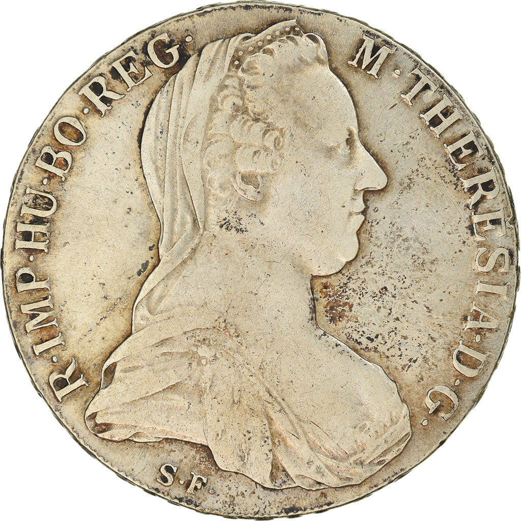 Coin, Austria, Joseph II, Thaler, 1780, Official restrike, EF(40-45), Silver