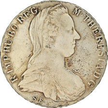 Coin, Austria, Joseph II, Thaler, 1780, Official restrike, EF(40-45), Silver