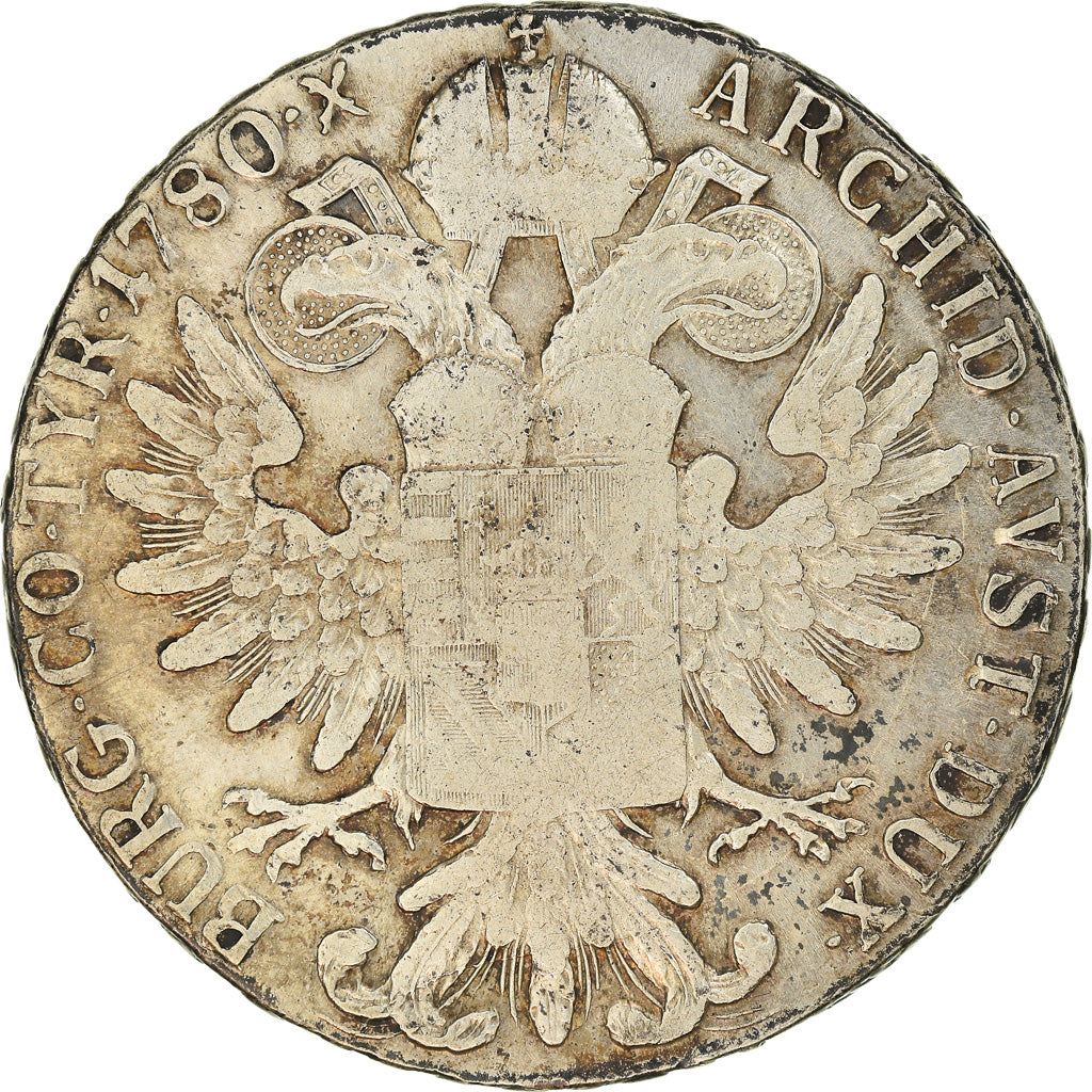 Coin, Austria, Joseph II, Thaler, 1780, Official restrike, EF(40-45), Silver