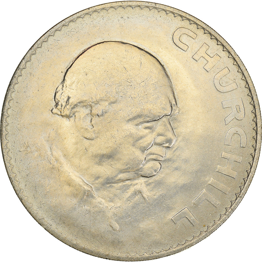 Coin, Great Britain, Elizabeth II, Crown, 1965, EF(40-45), Copper-nickel, KM:910