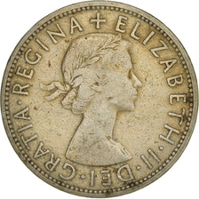 Coin, Great Britain, Elizabeth II, 1/2 Crown, 1954, VF(20-25), Copper-nickel