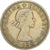 Münze, Großbritannien, Elizabeth II, 1/2 Crown, 1957, S+, Kupfer-Nickel