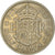 Moneda, Gran Bretaña, Elizabeth II, 1/2 Crown, 1957, BC+, Cobre - níquel