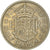 Münze, Großbritannien, Elizabeth II, 1/2 Crown, 1957, S+, Kupfer-Nickel