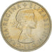 Moneda, Gran Bretaña, Elizabeth II, 1/2 Crown, 1967, MBC+, Cobre - níquel