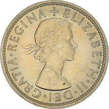 Coin, Great Britain, Elizabeth II, Florin, Two Shillings, 1965, AU(50-53)