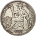 INDOCINA FRANCESE, Piastre, 1909, Paris, BB, Argento, KM:5a.1