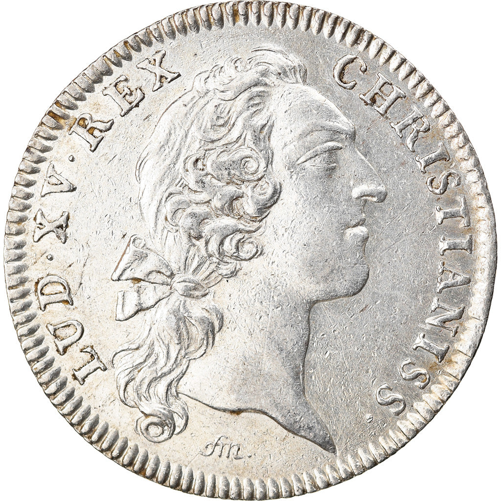France, Token, Louis XV, Trésor Royal, History, 1750, AU(50-53), Silver